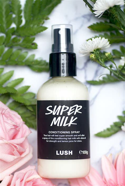 lush super milk for hair.